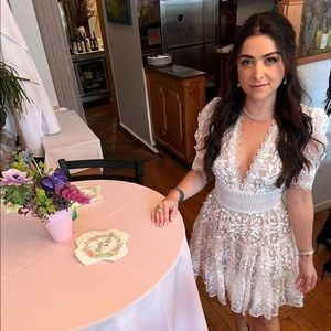 Bronx and Banco Megan mini dress in blanc